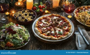 italian dinner table