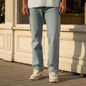 Plain Straight Fit Jeans